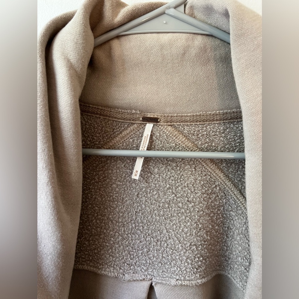 Free People Jordan slouchy jacket magic mushroom medium - Picture 5 of 9